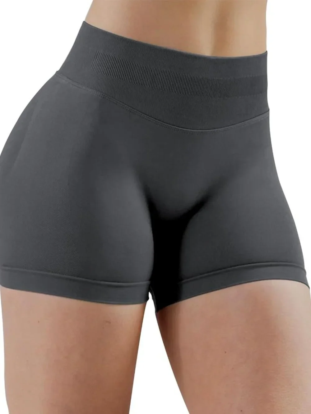 Seamless High-Waisted Women's Workout Shorts 4.5